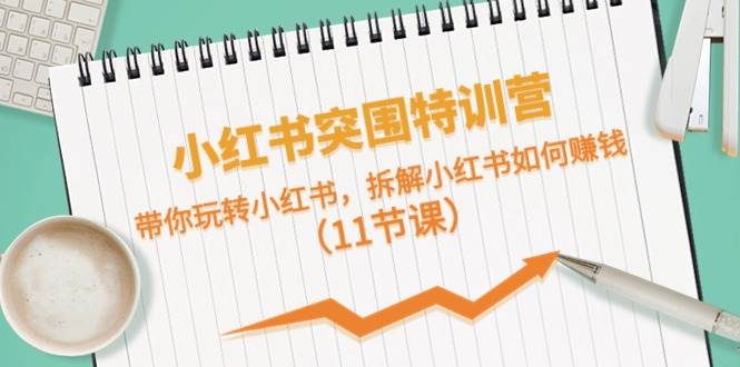 小红书突围特训营，带你玩转小红书，拆解小红书如何赚钱（11节课）创客之家-网创项目资源站-副业项目-创业项目-搞钱项目创客之家